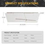 Modern Dimmable LED Ceiling Light with Remote