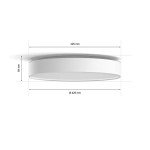 Philips Hue Devere White Ambiance Smart Ceiling Light
