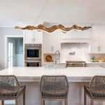 Wood Grain Leaf Style Dimmable LED Ceiling Lights