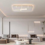 Modern Dimmable LED Ceiling Light with Remote