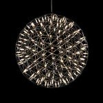 Modern Chrome Starburst LED Chandelier Pendant Light