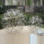 Modern Chrome Starburst LED Chandelier Pendant Light