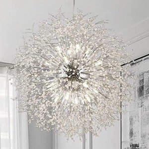 Modern Silver Crystal Chandelier for Any Space