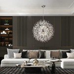 Modern Silver Crystal Chandelier for Any Space
