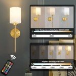 Battery Operated Wall Sconces with Remote Control