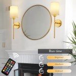 Battery Operated Wall Sconces with Remote Control