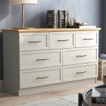 Light Grey Oak 3+4 Drawer Chest for Bedrooms