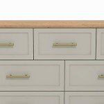 Light Grey Oak 3+4 Drawer Chest for Bedrooms