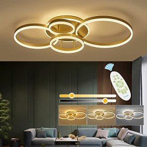 Dimmable LED Ceiling Light with Remote Control
