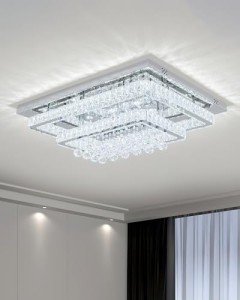 Modern 100W Crystal Chandelier Ceiling Light
