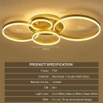Dimmable LED Ceiling Light with Remote Control