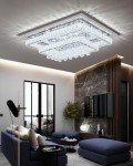 Modern 100W Crystal Chandelier Ceiling Light