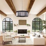 Sleek Black Crystal Chandelier with 6 Lights
