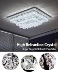 Modern 100W Crystal Chandelier Ceiling Light