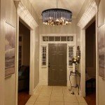 Sleek Black Crystal Chandelier with 6 Lights