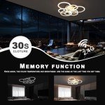 Modern LED Ceiling Light with Remote Control