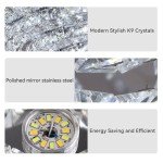 18" Modern Crystal Chandelier with Remote Control