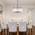 Black Crystal Chandelier with 5 Adjustable Lights