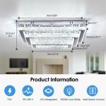 Modern Crystal LED Flush Mount Ceiling Light