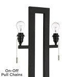 Neil Modern Rustic Table Lamp with USB Port