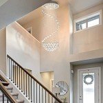 Modern Crystal Chandelier Flush Mount Light Fixture