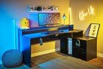 RestRelax Alpha LED Gaming Desk - Large L-Shaped