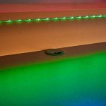 Avatar LED Gaming Desk - Black with Orange Tint