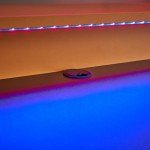 Avatar LED Gaming Desk - Black with Orange Tint