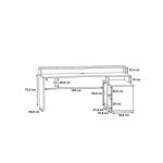RestRelax Alpha LED Gaming Desk - Large L-Shaped