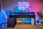 RestRelax Alpha LED Gaming Desk - Large L-Shaped
