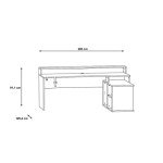 RestRelax Alpha LED Gaming Desk - Large L-Shaped