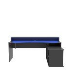 RestRelax Alpha LED Gaming Desk - Large L-Shaped