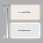 840W Ceiling Infrared Panel Heater with LED Light