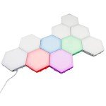 Touch Sensitive Hexagonal LED Lights Set (10)