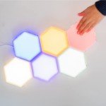 Touch Sensitive Hexagonal LED Lights Set (10)