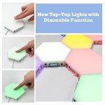 Touch Sensitive Hexagonal LED Lights Set (10)