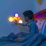 Touch Sensitive Hexagonal LED Lights Set (10)
