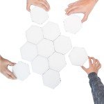 Touch Sensitive Hexagonal LED Lights Set (10)