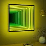 Infinity Mirror Tunnel LED Night Light 50cm