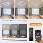 Modern Ceiling Fan with Light and Remote Control