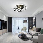 Dimmable LED Star & Moon Ceiling Light