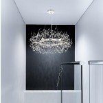 Modern Silver Crystal Chandelier for Any Room