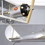 Blue Airplane LED Ceiling Light for Kids' Room