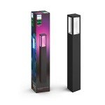Philips Hue Outdoor Ambiance Pedestal Light - Black