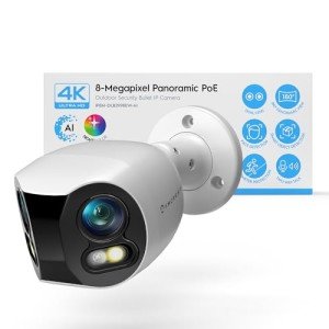 Amcrest 4K PoE AI Outdoor Security Camera