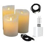 Smart Flameless LED Candles with Voice Control