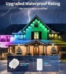 100ft Smart RGBIC LED Outdoor Lights - IP67