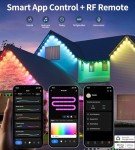 100ft Smart RGBIC LED Outdoor Lights - IP67