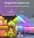 100ft Smart RGBIC LED Outdoor Lights - IP67