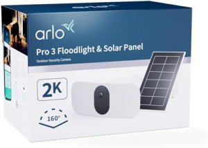 Arlo Outdoor Floodlight Security Camera with Solar Panel